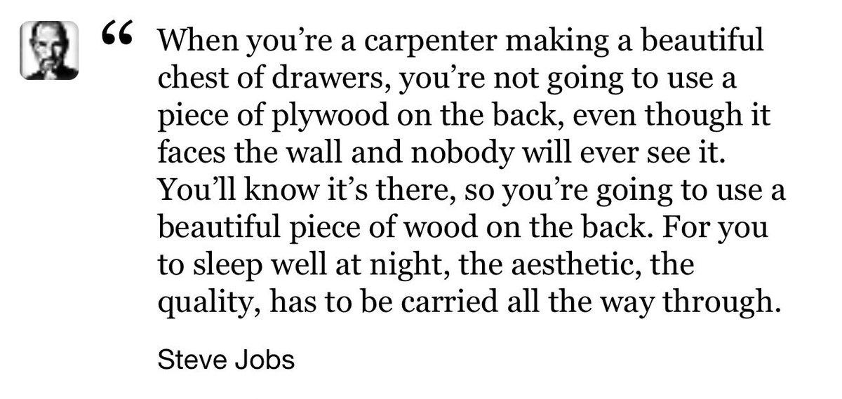 Steve Jobs on Apple Design Philosophy.
