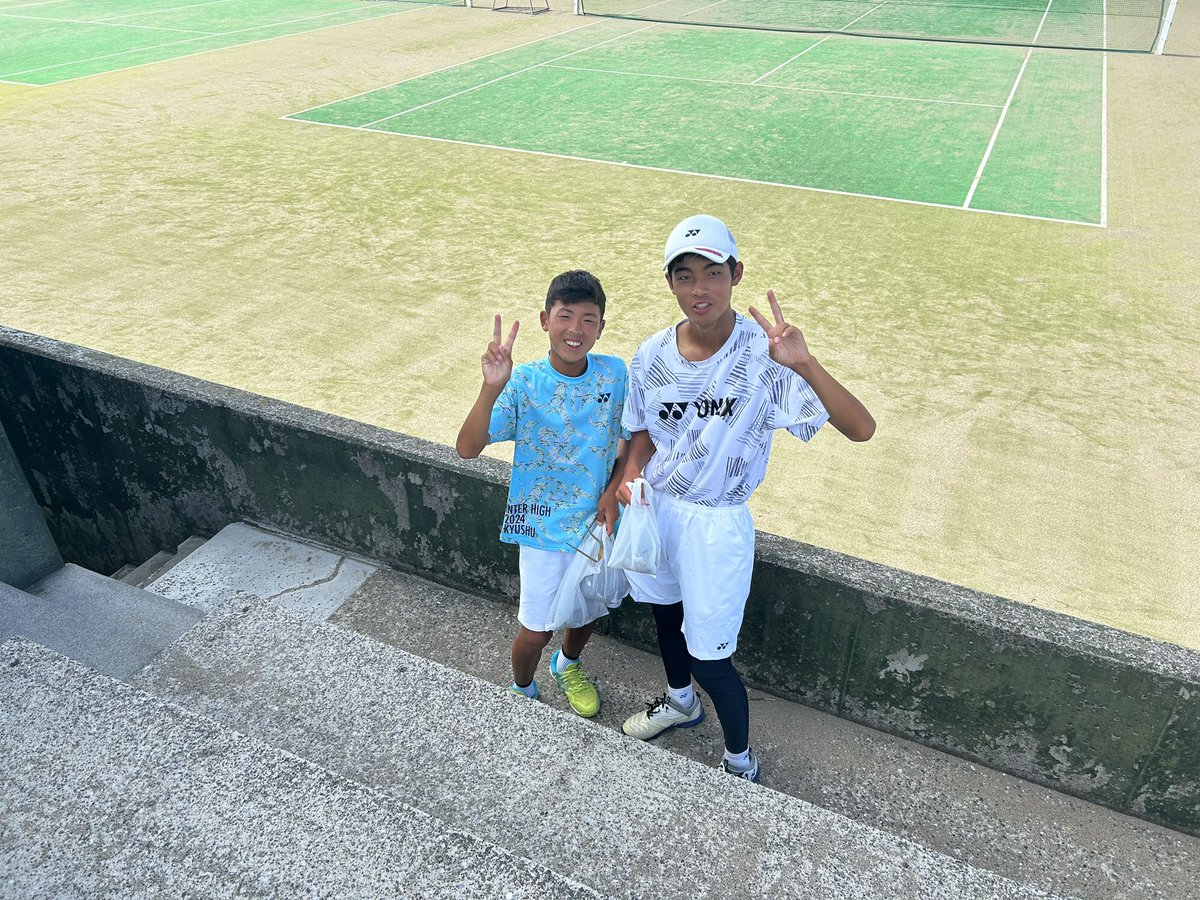 関東大会は全日程を終了いたしました。

中学生がゴミ拾いをしてくれています。
素晴らしいです。