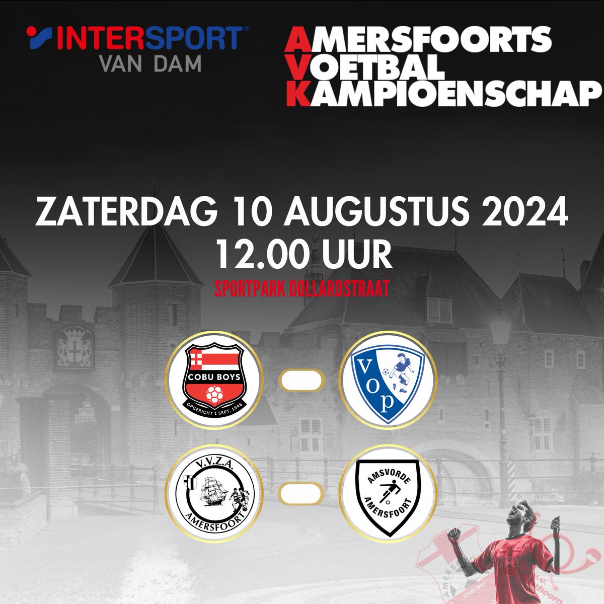 @intersportvandam #AVK033 <a href="/cobuboys/">Cobu Boys</a> <a href="/vvVOP/">vv Voor Ons Plezier</a> <a href="/vvzaamersfoort/">VVZA Amersfoort</a> <a href="/VV_Amsvorde/">Amsvorde Amersfoort</a> <a href="/vvdeposthoorn/">vv de posthoorn</a>