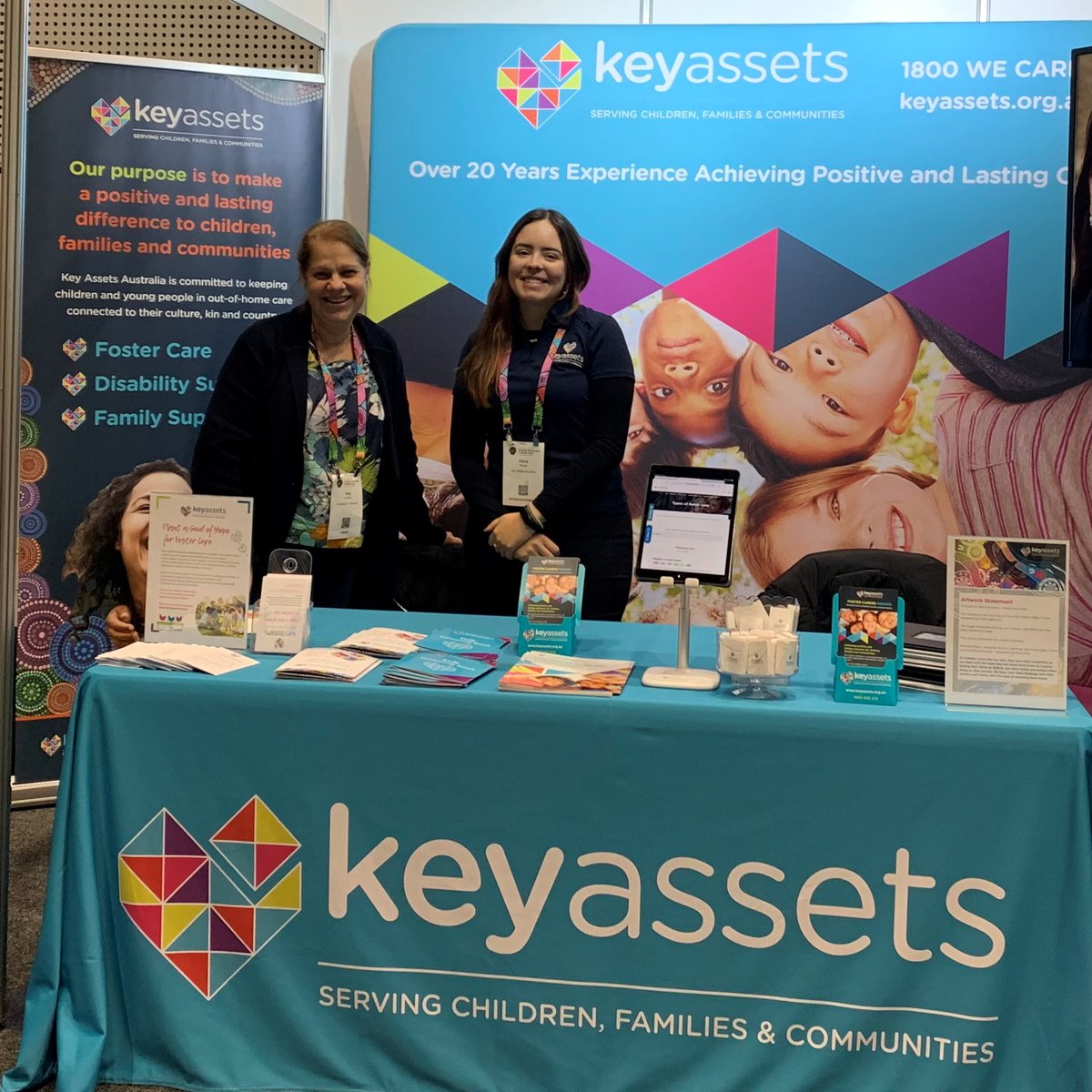 So delighted to chat with colleagues from our ARCLP research project’s partners at the National Care Conference 2024: <a href="/LWBAustralia/">Life Without Barriers</a> <a href="/berrystreet/">Berry Street</a> <a href="/KeyAssetsAu/">KeyAssetsAu</a>  <a href="/MacKillopFS/">MacKillop Family Services</a> - research team from <a href="/UnderwoodCentre/">Underwood Centre</a> <a href="/ACU_ICPS/">ACU_ICPS</a> @UniSA_CRESI <a href="/ANUCrawford/">ANU Crawford School of Public Policy</a>