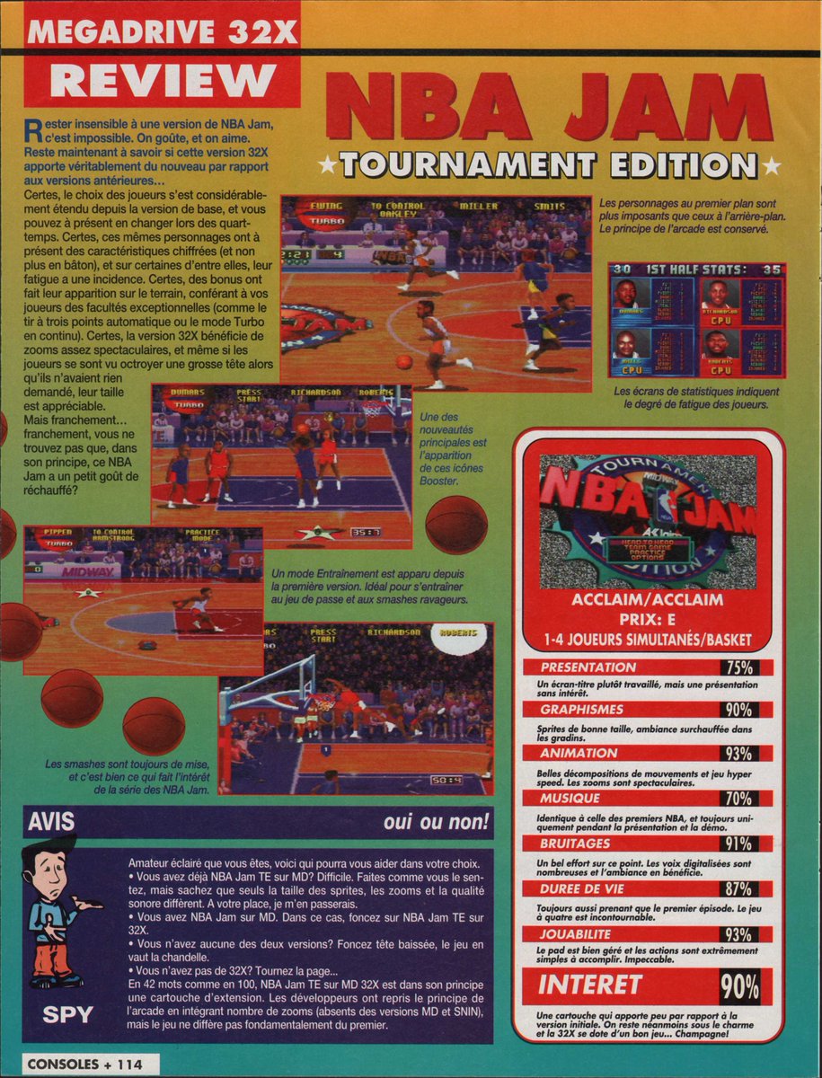 AllmightoFranky's tweet photo. Tests encore et toujours avec #NBAjam version #Megadrive32X et sur la #Supernes les tests de #PacMan2 et #OgreBattle!! 3/5 https://t.co/KdDOw7UvDL