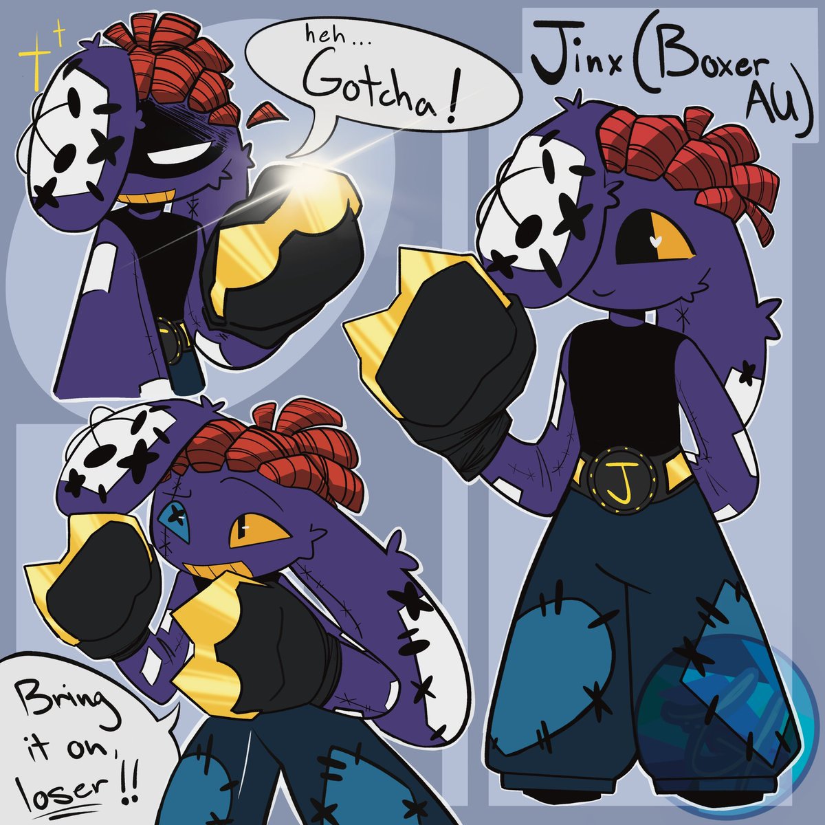 ese_zone's tweet photo. Here is boxer Au Jinx (Bunnydoll child)
Took a while but I manage to draw her yay ✏️💙
@burrotello 
-
-
#tadcau #jinxau #bunnydoll #bunnydollchild #tadcfanart #boxerau #theamazingdigitalcircusfanart #TADC https://t.co/weSBGnSuqo
