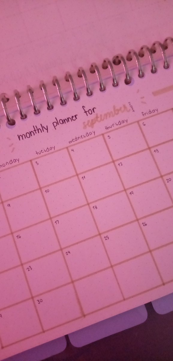 made monthly planners today ❤️
