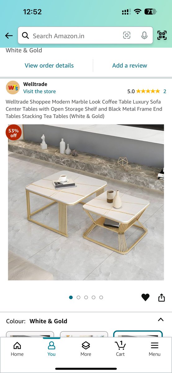 AkshayGaikar2's tweet image. @amazonIN I ordered a product, but what I received is completely different and damaged. The table is unbalanced, noisy, and has color removed from multiple ends. I have pictures to prove it. Please assist with initiating a return. Thank you. #AmazonCustomerService #ReturnRequest