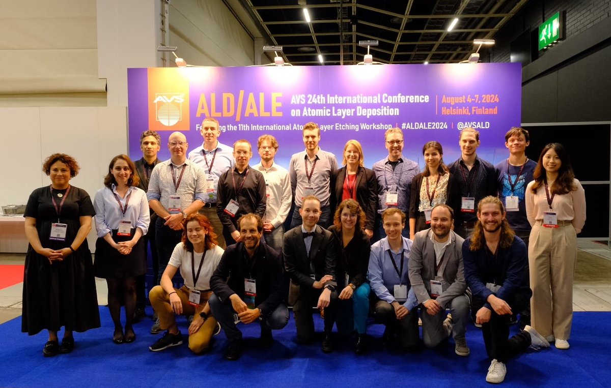 We just finished the AVS ALD/ALE 2024 conference in Helsinki which was (again) a very successful event with 1000+ attendees participating. It was also very successful for our Plasma &amp; Materials Processing group  

See you next year on Jeju Island, South Korea for ALD/ALE 2025