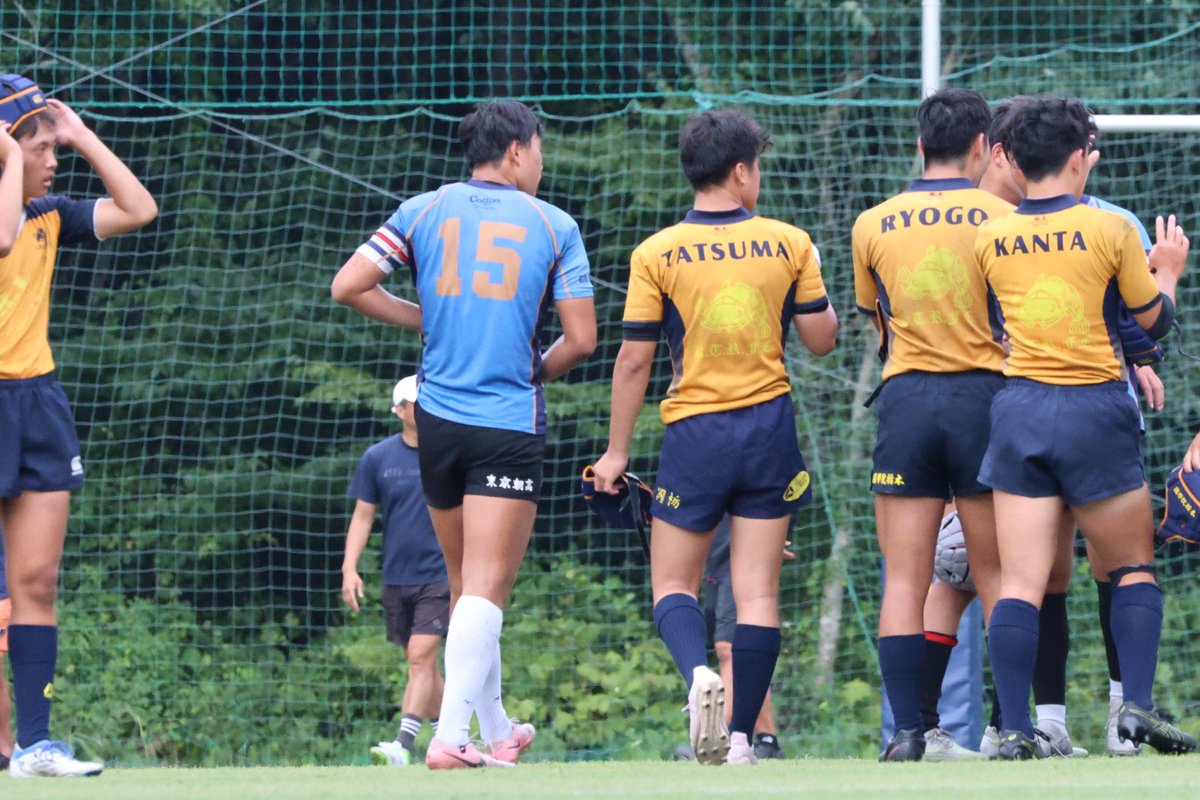 HidekiTakahash5's tweet photo. 菅平高原9番グラウンド、練習試合、國學院栃木対東京朝鮮、試合終了59-12。

両校選手お疲れ様でした！ https://t.co/6T7DPqn874