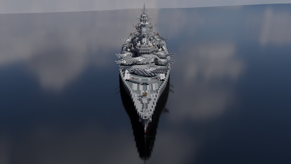 ginga263's tweet photo. 駿河型ミサイル戦艦
 #Minecraft軍事部 https://t.co/BGwocgBTtY