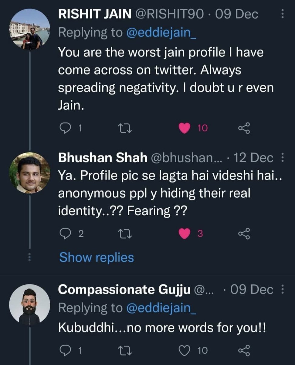Jainismrevival's tweet photo. @eddiejain_ @BarjatyaPratham U started 4 years ago, got it properly from all but didn't stop. After remaining silent for long when Shwetambars started giving it back, the D-S war started, result of which all are seeing today! U shameless #Digambars hv caused the most damage & defamed Jain dharma in public!! https://t.co/jNGqhtqvuc