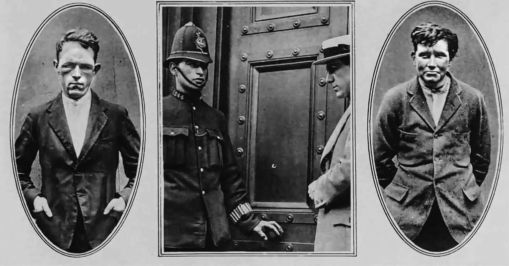 1922_adrian's tweet photo. 10th August 1922.
In Defence of the Republic.
#London
#IRA
#Ireland_32
#OTD Reggie Dunne and Joe O'Sullivan are executed in Wandsworth Gaol, London, for assassinating Henry Wilson - the enemy of Irish Freedom
We remember Dunne and O’Sullivan, London Battalion, I.R.A https://t.co/7LKV0lygZ0
