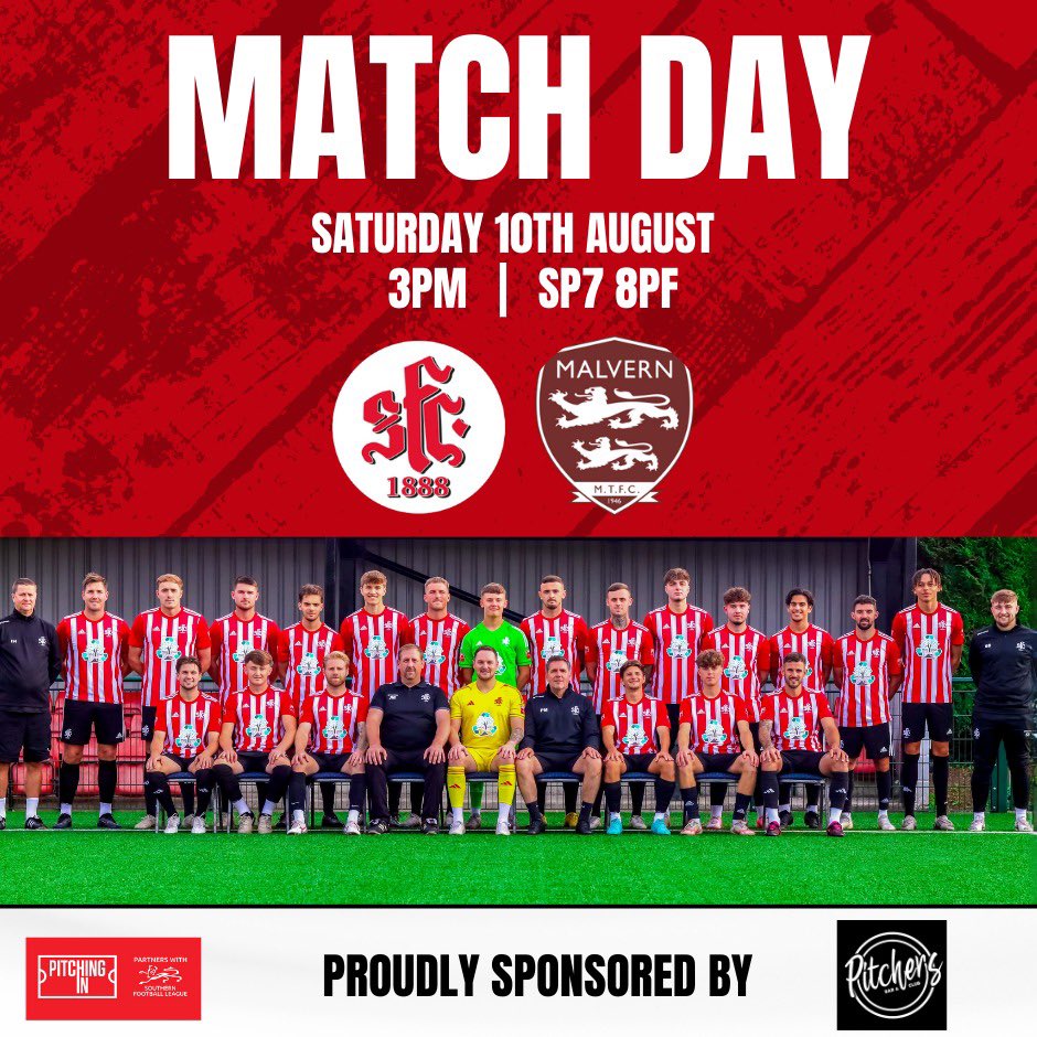 Shaftesbury F.C (@sfc1888) on Twitter photo 🚨 𝗠𝗮𝘁𝗰𝗵 𝗗𝗮𝘆: <a href="/MalvernTown1946/">Malvern Town FC</a> (H) 🚨
A historic day for the Rockies, get behind the team as we host our first ever
Southern League Division 1 South fixture!!
Let’s go 💪
𝗦𝗽𝗼𝗻𝘀𝗼𝗿𝗲𝗱 𝗕𝘆: Pitchers Bar & Club (at the ground)
🕒3PM
📍SP7 8PF
🏆 League
Rockies 🚨 𝗠𝗮𝘁𝗰𝗵 𝗗𝗮𝘆: <a href="/MalvernTown1946/">Malvern Town FC</a> (H) 🚨
A historic day for the Rockies, get behind the team as we host our first ever
Southern League Division 1 South fixture!!
Let’s go 💪
𝗦𝗽𝗼𝗻𝘀𝗼𝗿𝗲𝗱 𝗕𝘆: Pitchers Bar & Club (at the ground)
🕒3PM
📍SP7 8PF
🏆 League
Rockies