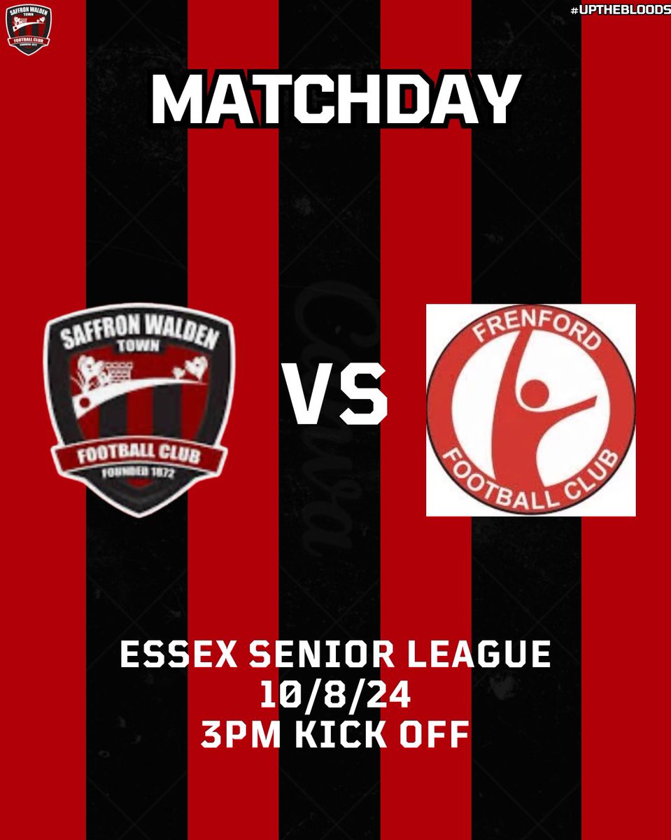 Saffron Walden Town FC Fans (@swtfc_fans) on Twitter photo MATCHDAY!!!
π <a href="/Frenfordfc/">Frenford FC</a>
ποΈ The Lane
π <a href="/EssexSenior/">Essex Senior League</a>
β° 3pm KO
Itβs been 10 days since our last ESL game but weβre back in league action as we host Frenford π hope to see a decent crowd at the Lane!
#upthebloods β€οΈπ€ MATCHDAY!!!
π <a href="/Frenfordfc/">Frenford FC</a>
ποΈ The Lane
π <a href="/EssexSenior/">Essex Senior League</a>
β° 3pm KO
Itβs been 10 days since our last ESL game but weβre back in league action as we host Frenford π hope to see a decent crowd at the Lane!
#upthebloods β€οΈπ€