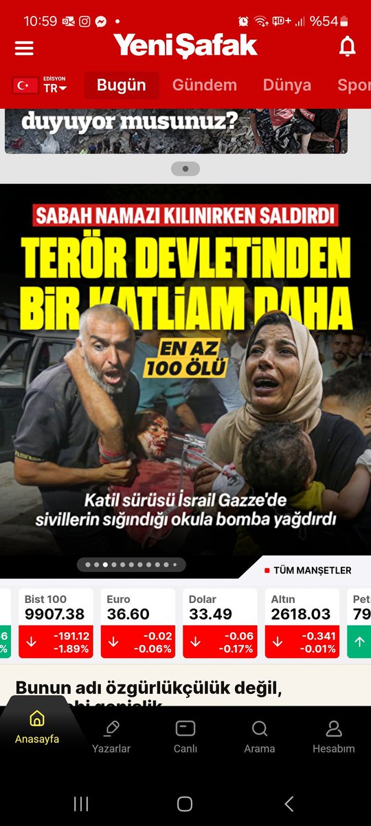 Bu vahşete savaş suçu dönmeyeceksw başka neye denecek acaba. İnsanlık dehşet içinde İsrailin kana doymazlığını izliyor maalesef.