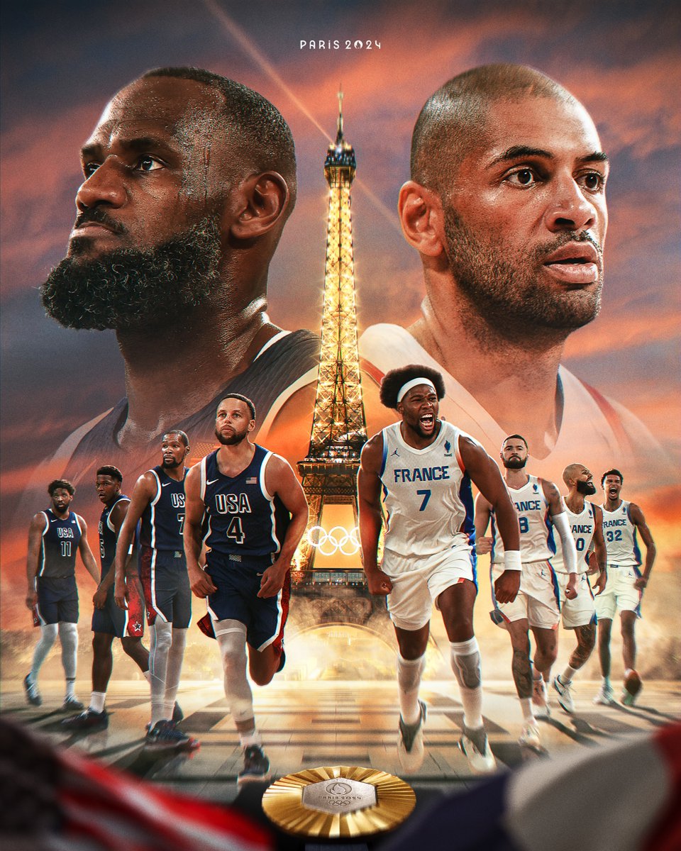 Clash of the titans 💥
Tonight at 9.30pm, the French will be out for revenge on Tokyo 2021 against the Americans, who are more motivated than ever to retain their Olympic title! 

Who will emerge victorious from this eagerly awaited battle? 
Tell us your predictions 👇

-

Le