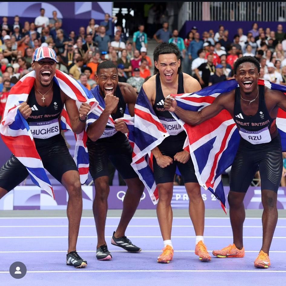 Pre and post race <a href="/Jeremiah_Azu/">Jeremiah Azu</a> here! The focus , embracing the moment ! The the joy of achievement- so much hard work, sacrifice and heart ache in the middle !! So proud of you Jerry!! A lad from <a href="/LHScardiff/">Llanishen High School</a> is on the Olympic podium! Looking forward to catching up. Always Blue💙