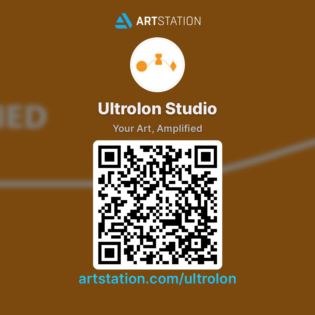 Ultrolon_Studio's tweet photo. Scan the QR code or click the link below to dive into my portfolio on ArtStation. You will find a collection showcasing my creative evolution and diverse skills.

https://t.co/P6bAPKAeho

#ArtStation
#portfolio
#3Dart 
#ArtPortfolio 
#CreativeJourney https://t.co/4SQI5NaMEs