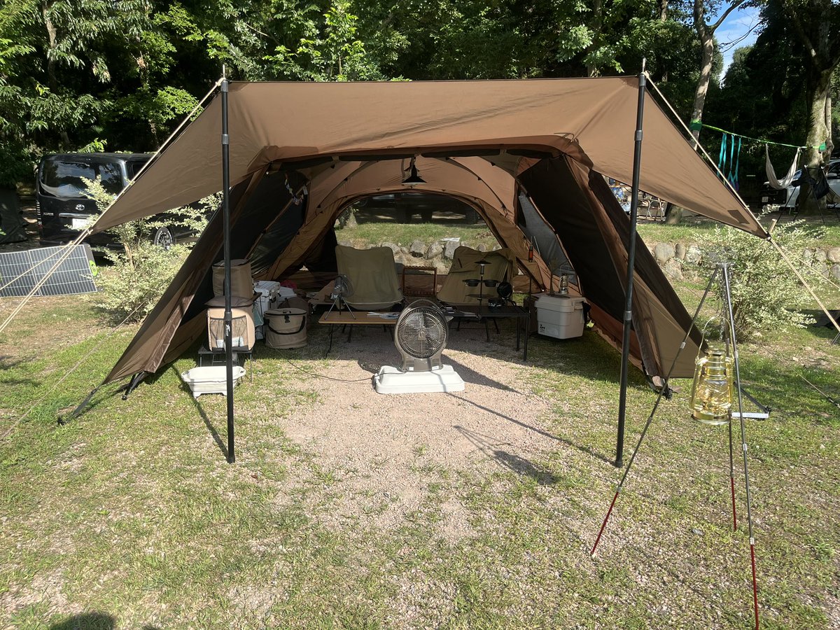 半年以上ぶりにキャンプ来れました
夫婦になって初キャンプ