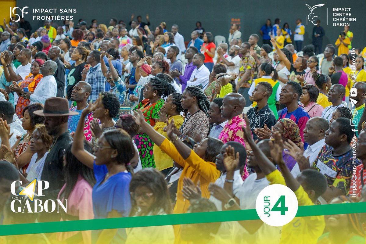 CAP SUR LE GABON - SOIR 2 🇬🇦

On rend grâce à Dieu pour les guérisons, les témoignages et paroles relâchées sur la nation gabonaise 🔥

Les femmes se retrouvent pour une rencontre avec Ps Mode à 13h.

📍Rendez-vous à partir de 16h pour la 3e soirée au Palais des sports.
