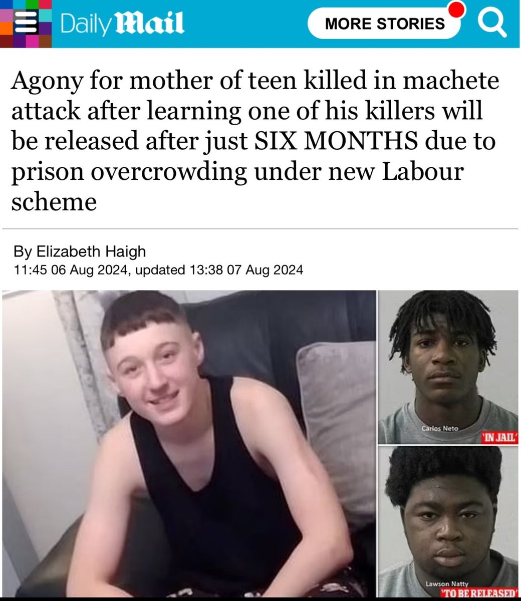 ricwe123's tweet image. When a country does not have its priorities in order:

20 months jail for social media posts. 

6 months jail for killing a 14-year-old child with a machete.