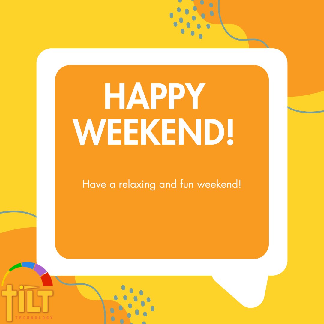 Have a great weekend!