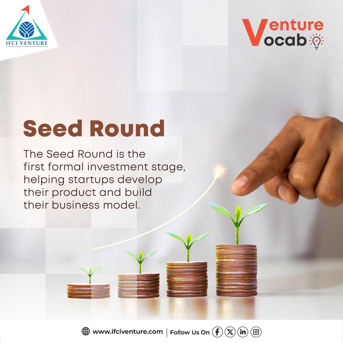 Ready to dive into the world of startup funding? Our latest Venture Vocab term is "Seed Round"! Discover its role in the success of a startup. Keep an eye out for more vital finance terms!

#VentureVocab #Entrepreneurship #startupindia #FinancialTips