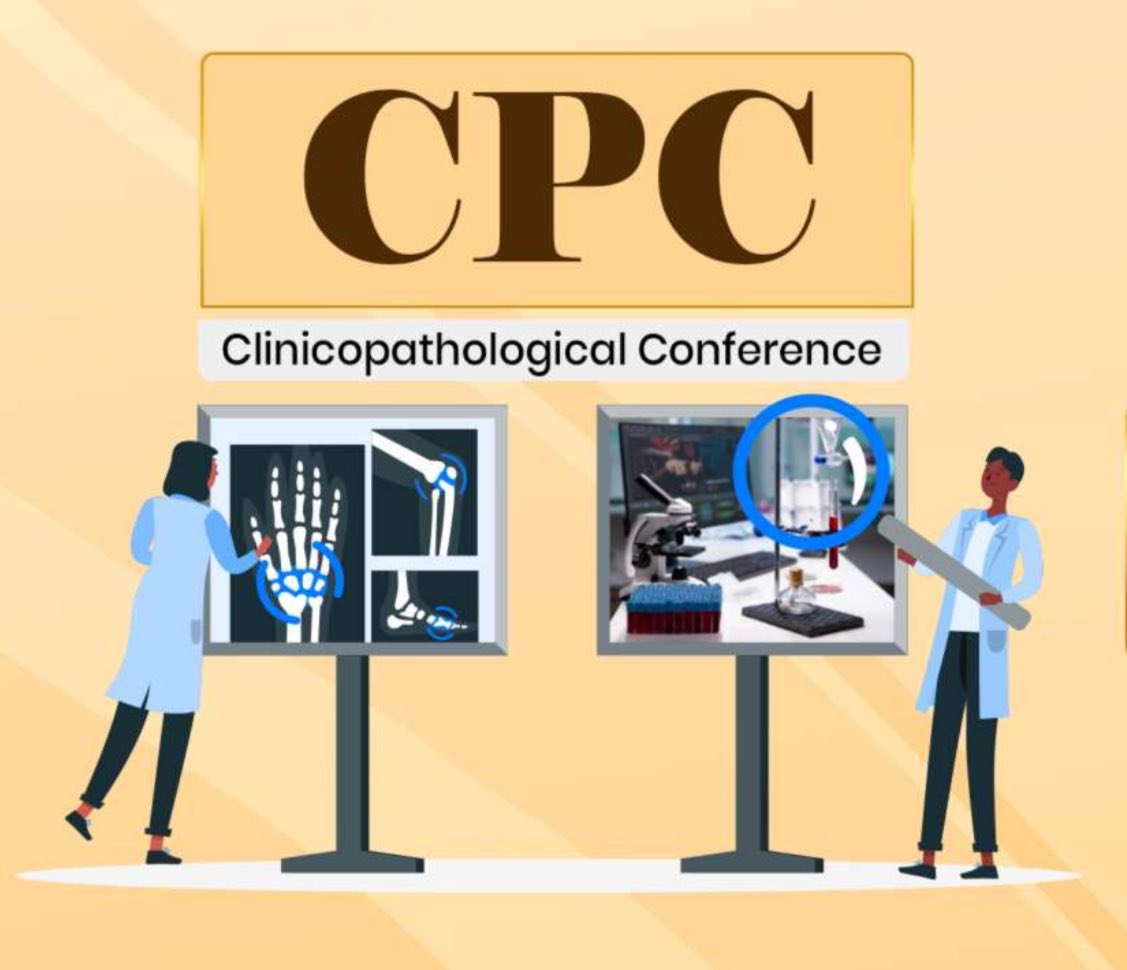 EZRACON24 (@ezracon24) on Twitter photo Brace yourselves for the clinicopathological conference!
Join us as <a href="/Rasmi_Rheumat/">Rasmi Ranjan Sahoo</a> sir and <a href="/RitambhraN/">Ritambhra Nada</a> ma’am take us on journey to end diagnostic dilemma in a challenging case. All happening at #ezracon2024 on September 14th 2024 !! #CPC
<a href="/DrPradeepta/">Dr Pradeepta</a> Brace yourselves for the clinicopathological conference!
Join us as <a href="/Rasmi_Rheumat/">Rasmi Ranjan Sahoo</a> sir and <a href="/RitambhraN/">Ritambhra Nada</a> ma’am take us on journey to end diagnostic dilemma in a challenging case. All happening at #ezracon2024 on September 14th 2024 !! #CPC
<a href="/DrPradeepta/">Dr Pradeepta</a>