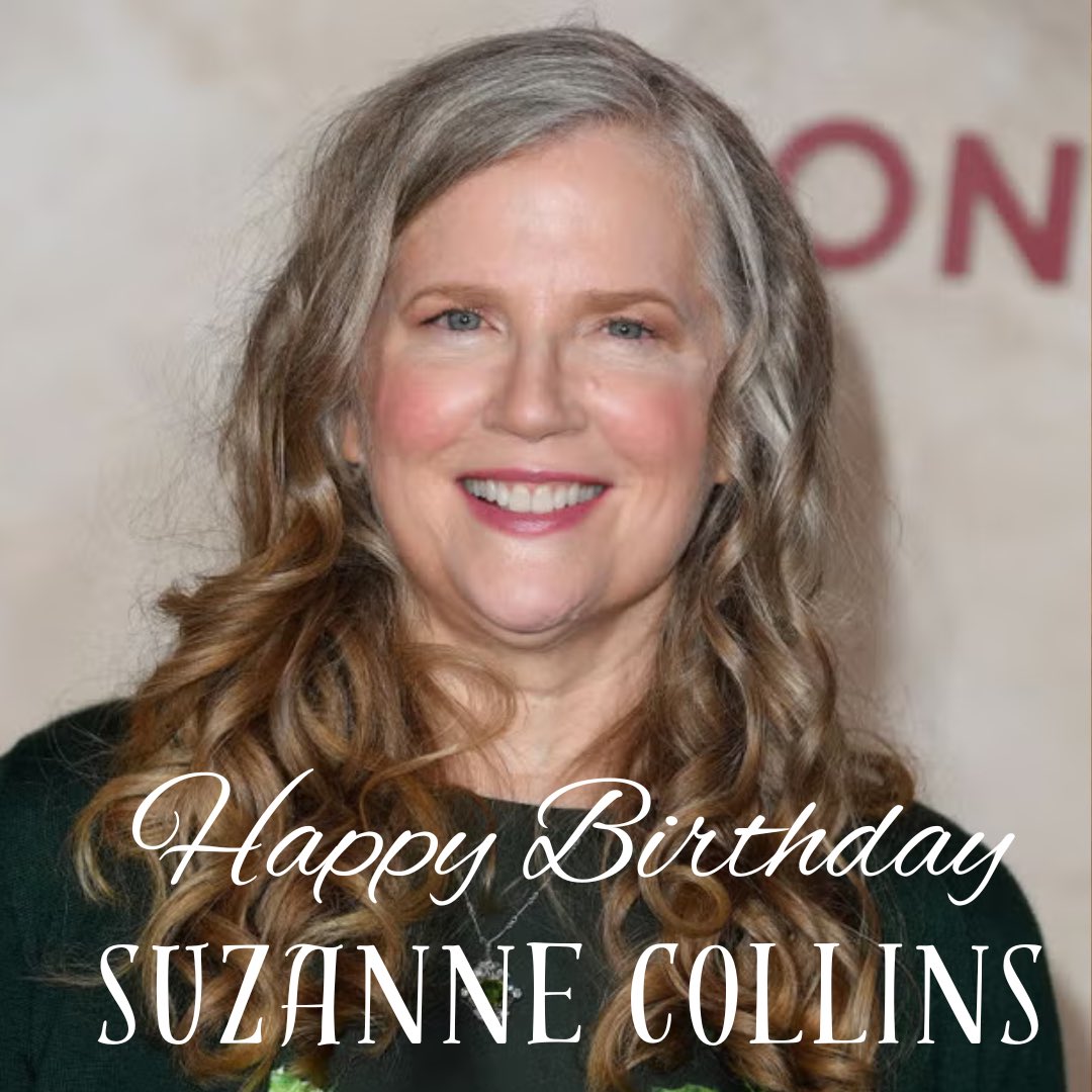 Happy Birthday to Suzanne Collins, the author and goddess of The Hunger Games Series (and The Underland Chronicles…another MUST read). Thank you for creating this world and taking us on such an incredible journey!  We hope you have the best day!  🏹🔥🐦‍⬛