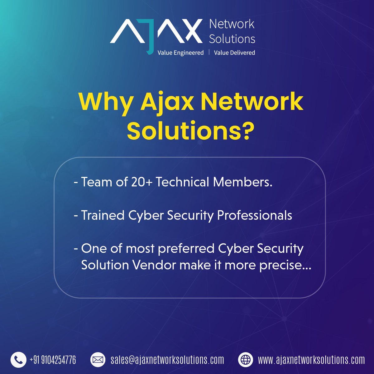 amalkars's tweet image. 💡 Enhance your data infrastructure with AJAX Network Solutions&apos; SAN Solutions! Experience reliable, high-performance storage that scales with your business needs. #SANSolutions #DataManagement #EnterpriseTech #AJAXNetworkSolutions #DataStorage