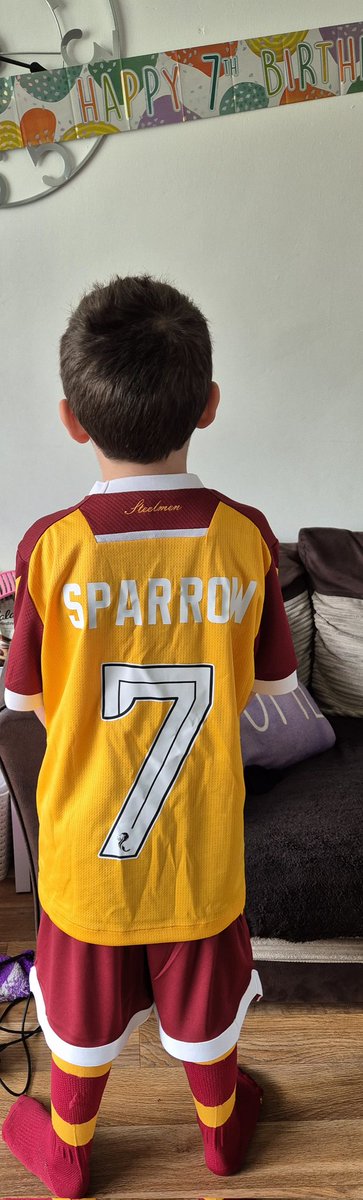 figraham15's tweet photo. Eli's 7th birthday today and all he wanted was the new @MotherwellFC jersey with @tomsparrow15 on it. Wee man is absolutely buzzing. ❤️🧡❤️🧡
#siwy
#coyw https://t.co/YAILQuLP1e