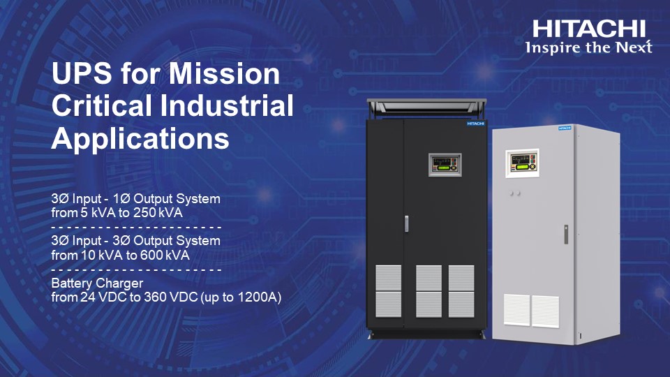 indusoutlook's tweet photo. Hitachi Industrial UPS - Reliable backup power for mission-critical and rest all applications
https://t.co/L9a6M5Zp2e
@hitachihirel
#Hitachi #HitachiHiRel #UPS #IndustrialUPS #MissionCriticalApplications #PowerBackup https://t.co/eNeeuEqG22
