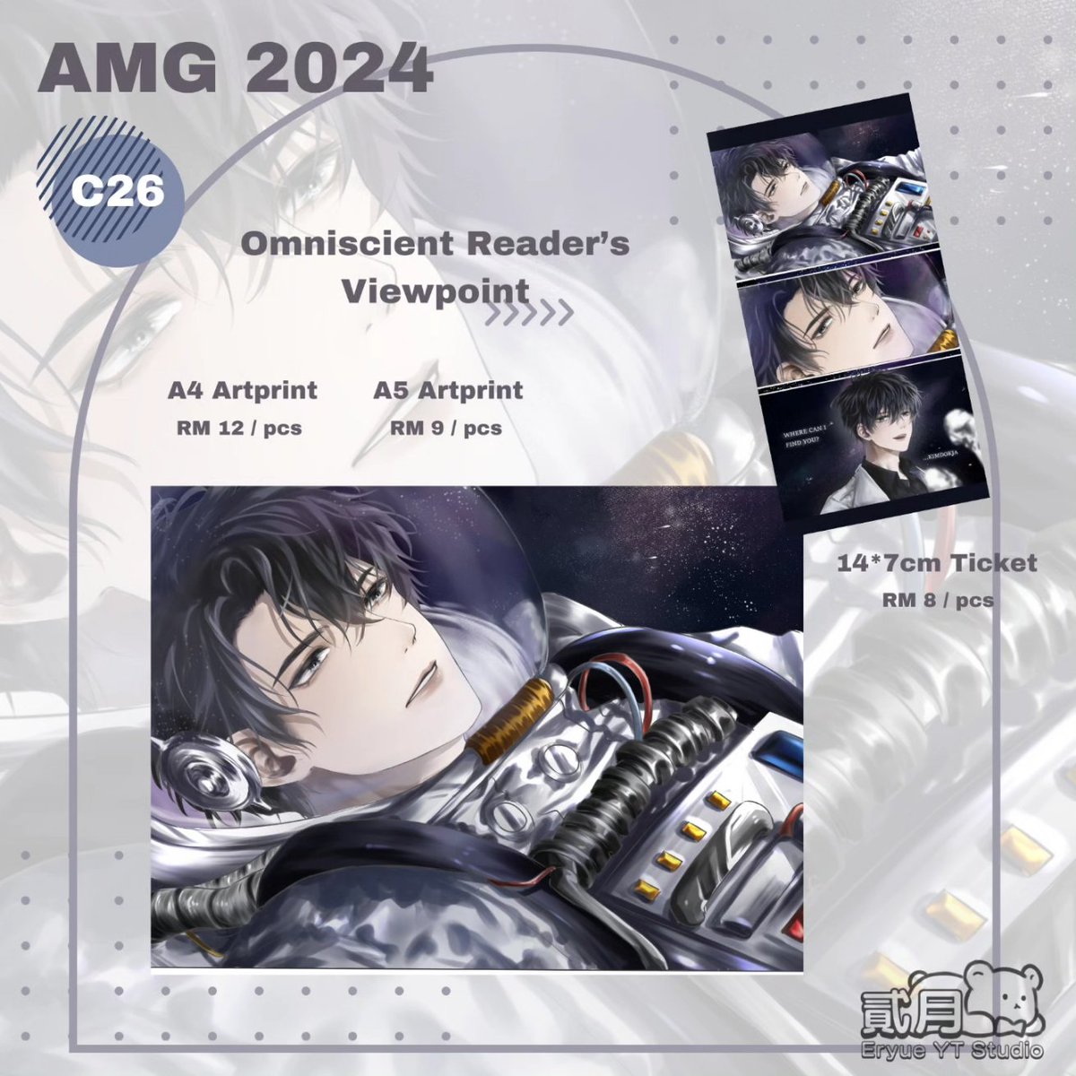 Eryue36674802's tweet image. Hi , I will be boothing at Animangaki 2024 during 23-25 Aug 2024 

#Animangaki2024 #amg2024 #ORV #LoveandDeepspace