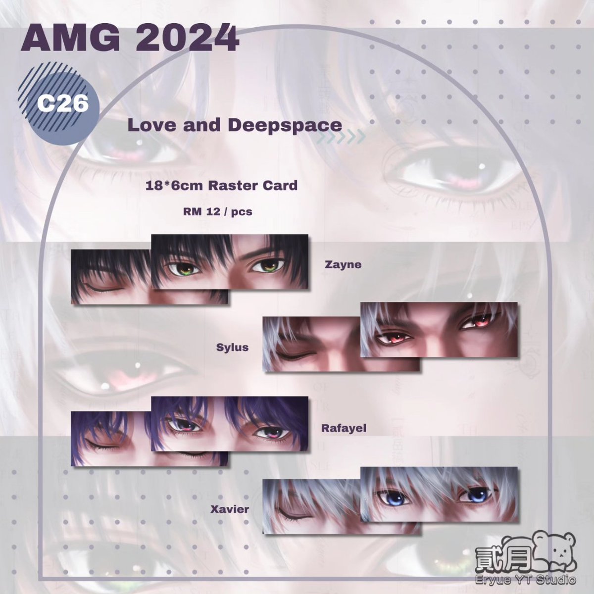 Eryue36674802's tweet image. Hi , I will be boothing at Animangaki 2024 during 23-25 Aug 2024 

#Animangaki2024 #amg2024 #ORV #LoveandDeepspace