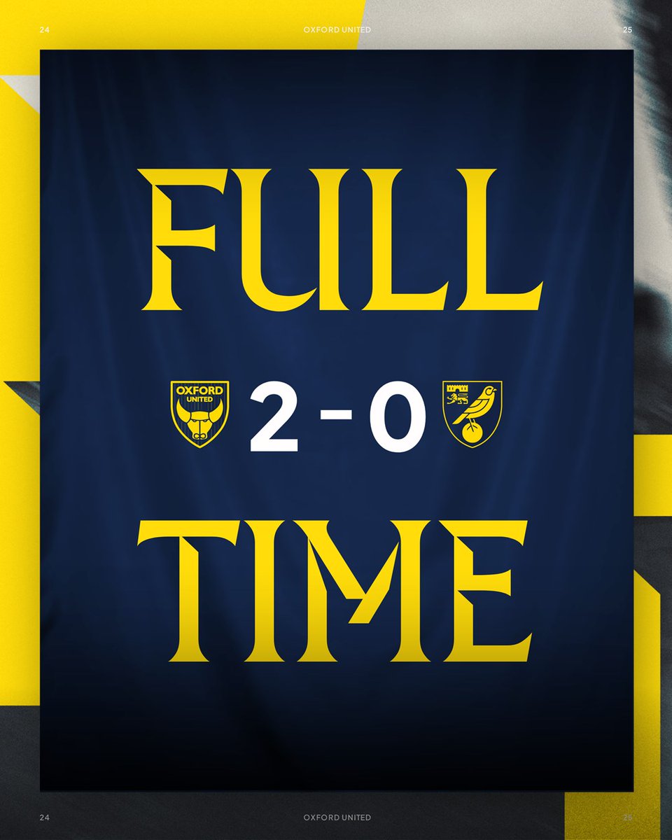 Hello Championship 😍

🟡 2-0 ⚪️ | 90' | #OUFC