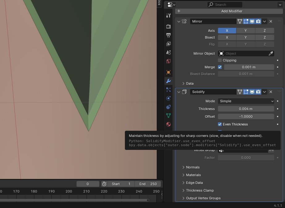 Tomo33921306's tweet image. #Blender
#Modifier
#Solidify
#Even_Thickness

Even_Thickness(均一)