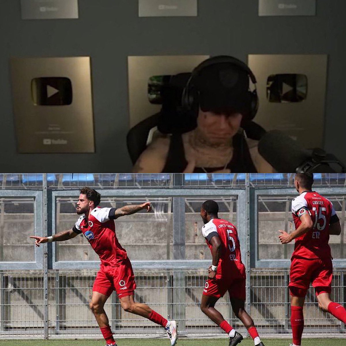 LordOJ69's tweet image. Monte weint wegen Lobinger Fallrückzieher #SVWVIK #Vussball