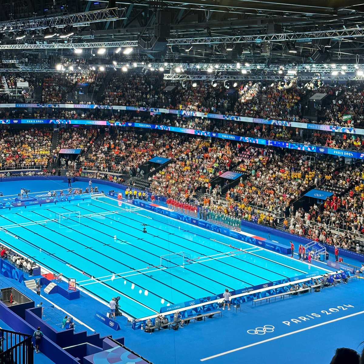 C’mon the Stingers! Gold Medal match ready 🙏🇦🇺

#Paris2024 #waterpolo