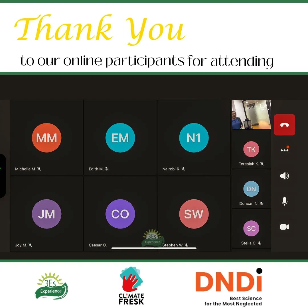 3esExperience's tweet image. Our #ClimateFresk #workshop with the @DNDi team was a success, uniting in-person &amp;amp; online participants in a seamless experience.Despite the distance, our online community contributed valuable insights too. #climateworkshop #SustainableFuture #climateresilience #ecoengagement