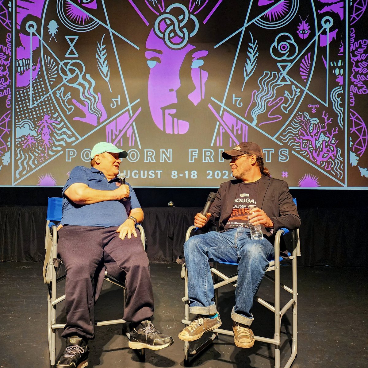 Two men enter, one man leaves! A legendary Friday night face off for the ages with cult heroes William Lustig and <a href="/AdamRifkin/">Adam Rifkin</a> going mano a mano for a wild, mind-shattering showdown of their most twisted MANIAC films... Stories were shared, carnage was had—it was just magic.