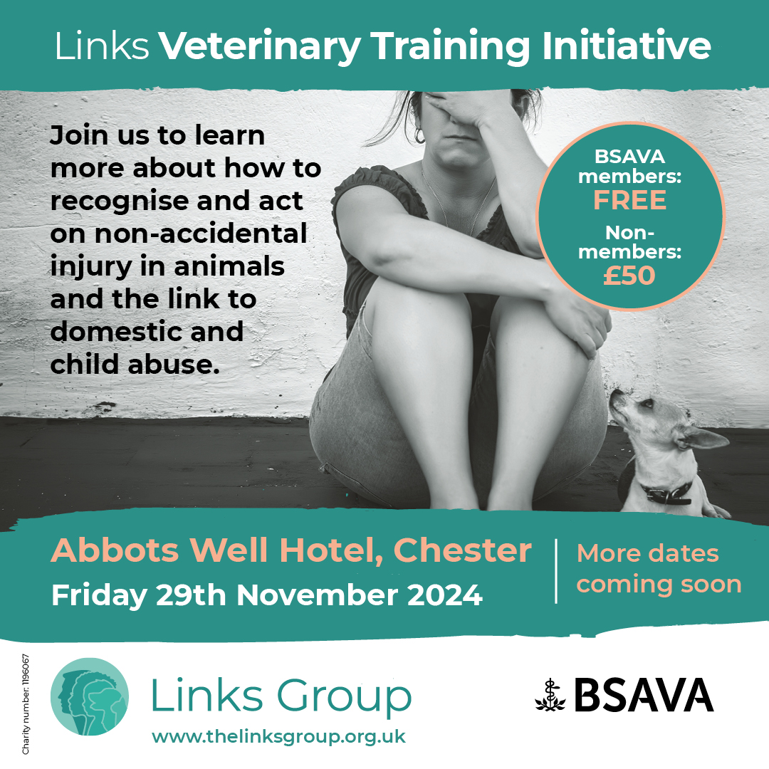 🥁 Join us in Chester on Friday 29th November for a full day of training about the link between animal abuse, domestic abuse and child abuse and how we can work together to safeguard people and animals. 
 
Book you space here - lnkd.in/eXgWBz4p