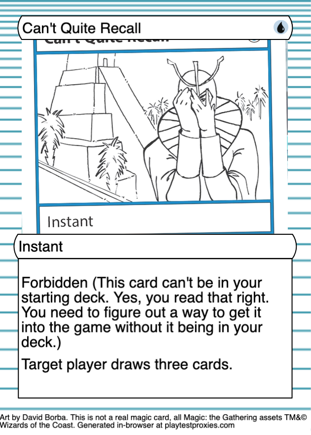 Playtest Proxies tweet media