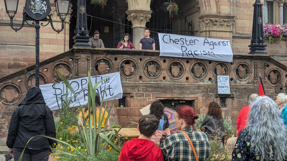 Anti racism demonstration in Town Hall Square