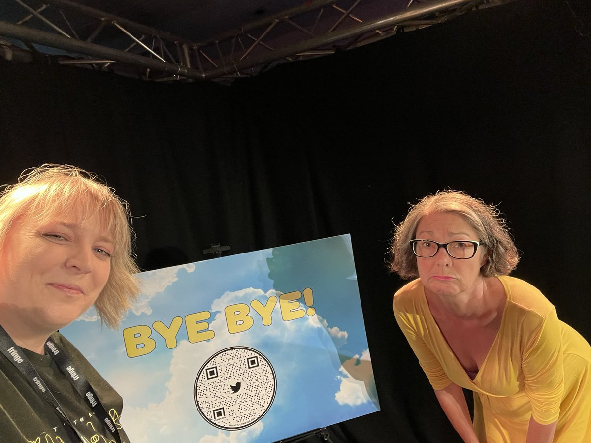 Last show photo. We’re said it’s the last one and to say goodbye to the lovely team <a href="/theSpaceUK/">theSpaceUK</a> 

<a href="/RealTubbyLaa/">Confessions of a Teletubby</a> 
#edfringe 
#confessionsofateletubby
#thespaceuk
#fringereview
#unleashyourfringe
#femifringe