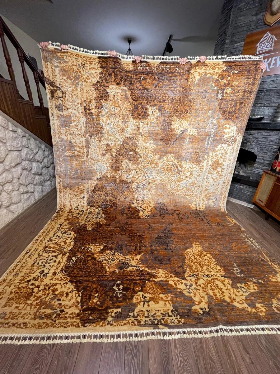 rustikev's tweet photo. Nadide bir ürün:
"El Dokuma Sahra Halısı"

📌%100 yün 
📌Cm2'de 35x45 ilmek sıklığı
📌Antialerjik ve antibakteriyel
📌Hav yapmaz
📌8.01 m2 https://t.co/YJmomfLfCW