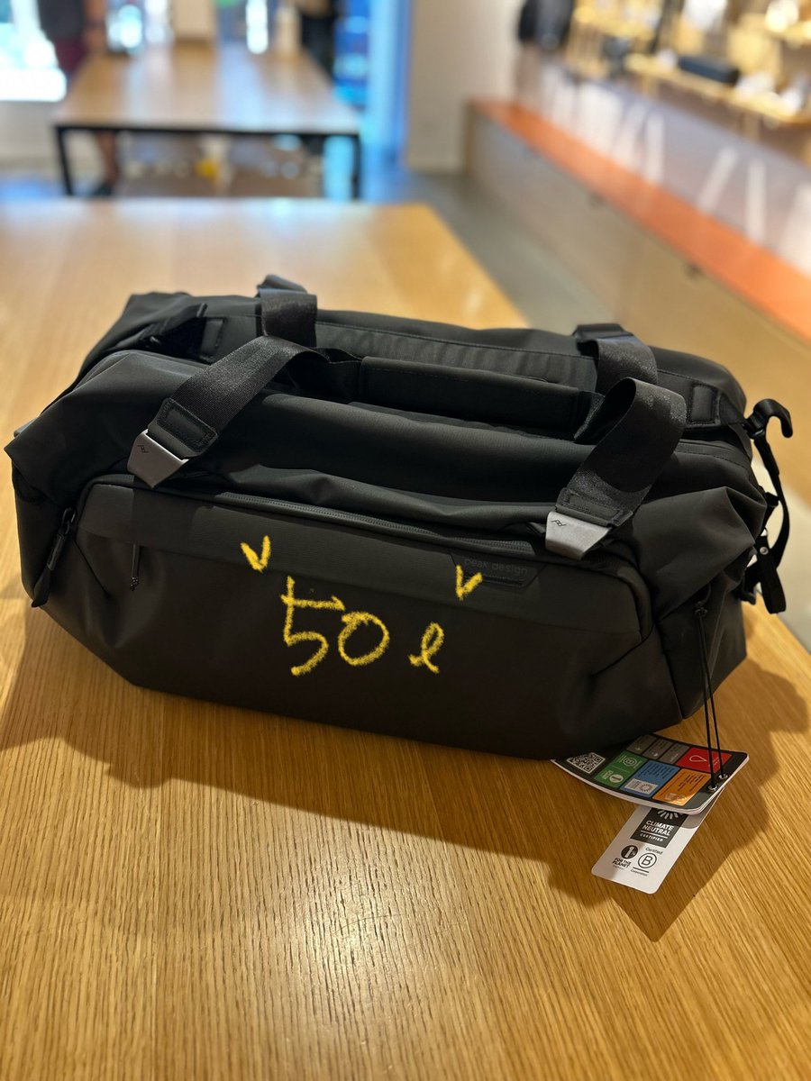 PeakDesignTokyo's tweet image. #travel series 
#duffel 50L!!!!!!!
Let’s try packing 👍👍👍
with #packingcube
