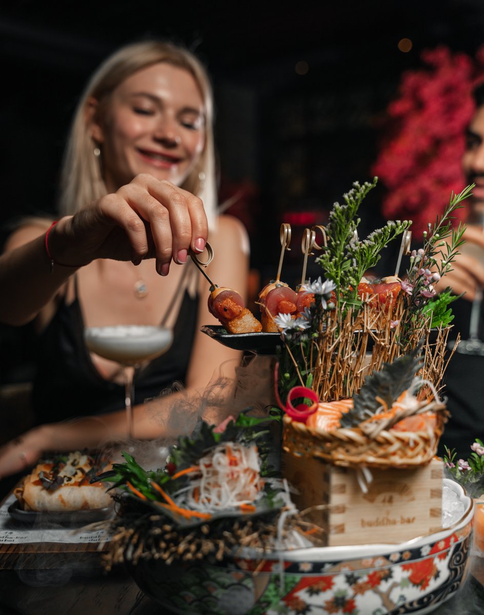 This summer, experience sensational summer dining at Buddha-Bar!

Sample the best of Pan-Asian flavours with our special 3-course set menu for just AED 250 per person, including half a bottle of grape. Valid until August 31.

#SummerSpecial #BuddhaBarDubai #MoreCravings