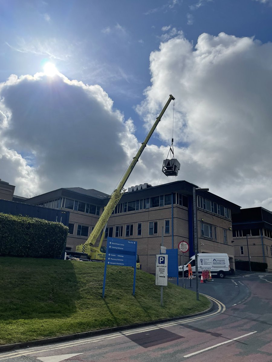 Andrew Thompson (@andrewthomp369) on Twitter photo The last of our new chillers lifted onto the roof of RLI Centenary building! Lots of planning required, however thanks to great #teamwork all went smoothly. A huge thank you to everyone involved in planning and getting this โoff the groundโ๐ <a href="/UHMBT/">MorecambeBayNHSTrust</a> The last of our new chillers lifted onto the roof of RLI Centenary building! Lots of planning required, however thanks to great #teamwork all went smoothly. A huge thank you to everyone involved in planning and getting this โoff the groundโ๐ <a href="/UHMBT/">MorecambeBayNHSTrust</a>