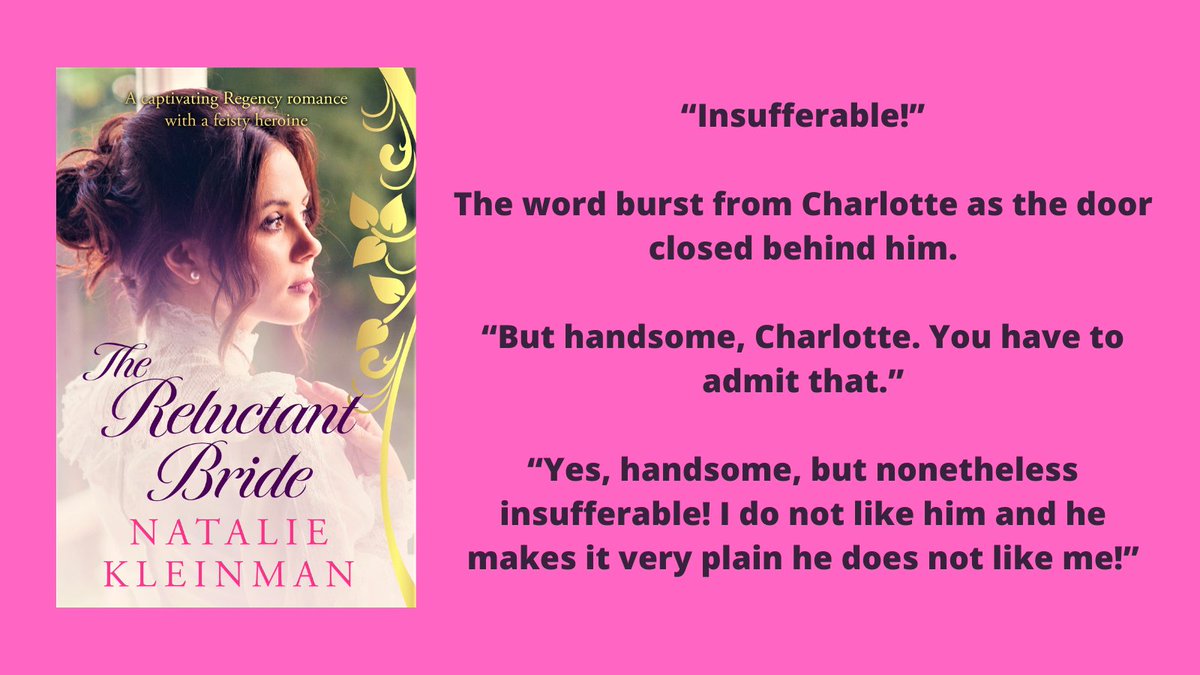 Natalie Kleinman (@natkleinman) on Twitter photo A forced marriage then widowhood...and her fortune in the hands of an antagonistic trustee. But Sebastian learns soon enough that Charlotte will not bend to his will
#99p
#Regency #RomanceNovel
#KindleUnlimited
#BookTwitter
<a href="/SapereBooks/">Sapere Books 🦉</a>
amazon.co.uk/gp/product/B08… A forced marriage then widowhood...and her fortune in the hands of an antagonistic trustee. But Sebastian learns soon enough that Charlotte will not bend to his will
#99p
#Regency #RomanceNovel
#KindleUnlimited
#BookTwitter
<a href="/SapereBooks/">Sapere Books 🦉</a>
amazon.co.uk/gp/product/B08…