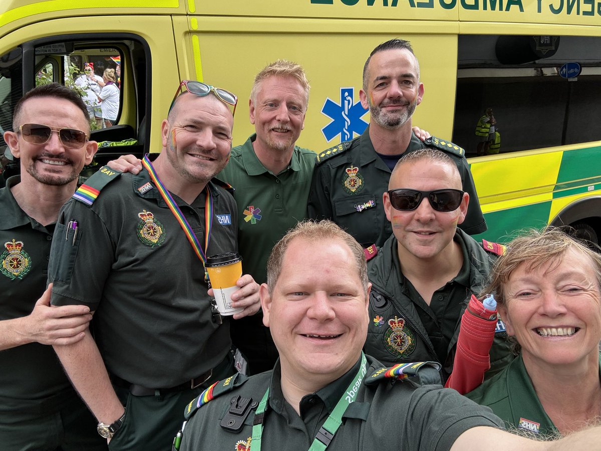 All set for <a href="/doncasterpride/">Doncaster Pride</a> today - <a href="/YorksAmbulance/">Yorkshire Ambulance</a> we’re so proud to be supporting our LGBT+ 🏳️‍🌈 community across Yorkshire and the Humber