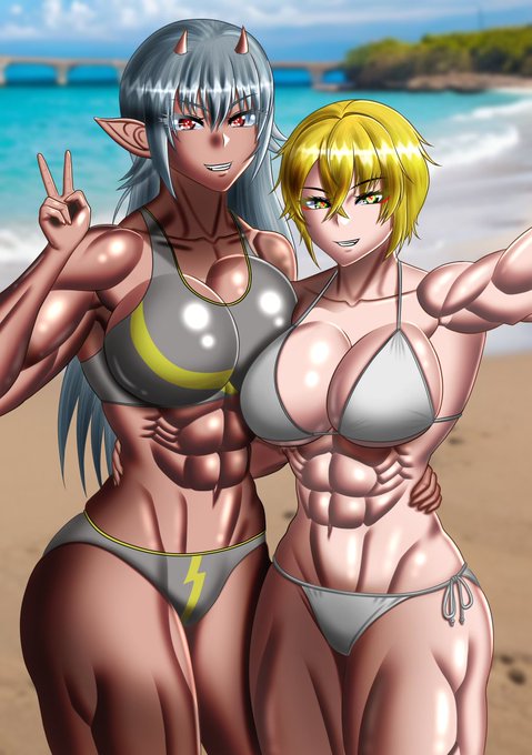 拡散希望です!
8月12日、コミケで黒坂イリアさん(@Kurosaka_Oekaki)とユニゴリさん(@yunigori_3)が合同ブースで参加します。
場所は東地区S,23bになります。
コミケに足を運ぶ際は是非お寄りくださると幸いです。
お二方のオリキャラを描かせて貰いました。
お二方ともガンバです! 