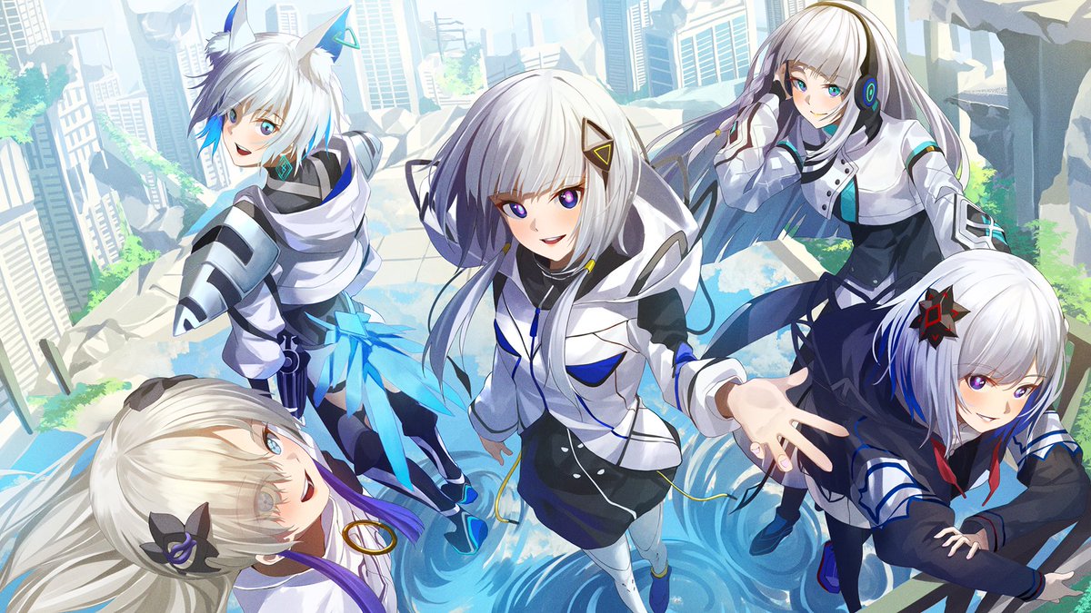 ◤カウントダウンイラスト◢ 君と心を奏でるリズムゲーム『#神椿市協奏