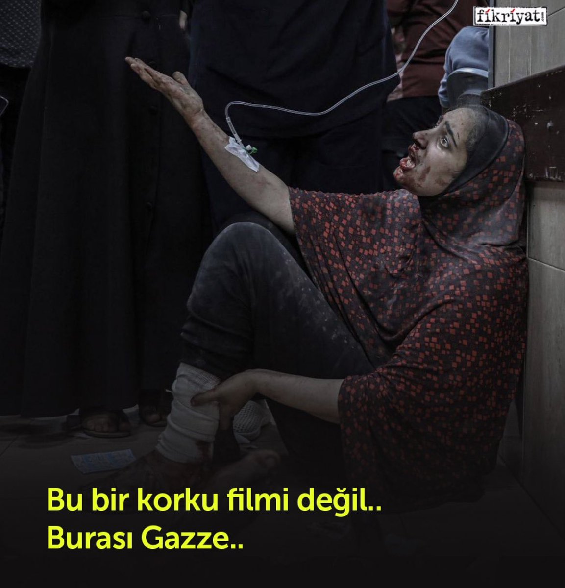 Bu bir korku filmi değil..
Burası #Gazze..